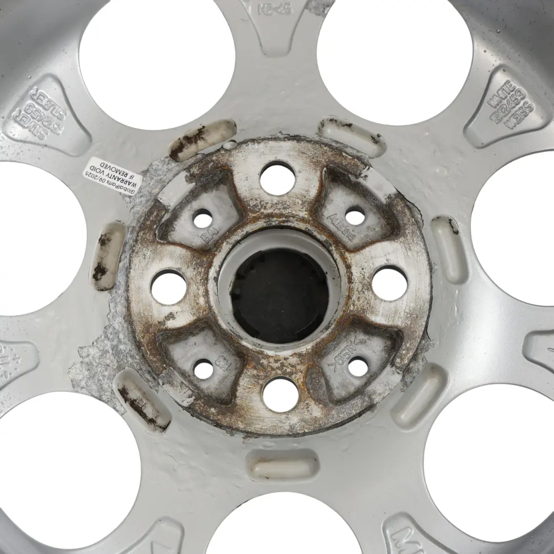 Mini Cooper R50 R55 R56 R57 R58 Silver Wheel Alloy Rim 15" 5,5J ET:45 7-Hole 81 - SKU 1512458-8 - Part number 1512458
