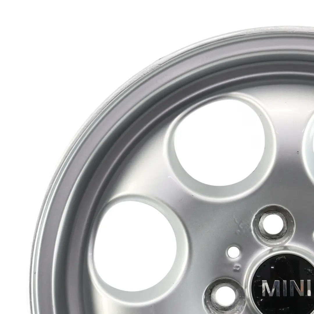 Mini Cooper R50 R55 R56 R57 R58 Silver Wheel Alloy Rim 15" 5,5J ET:45 7-Hole 81 - SKU 1512458-8 - Part number 1512458