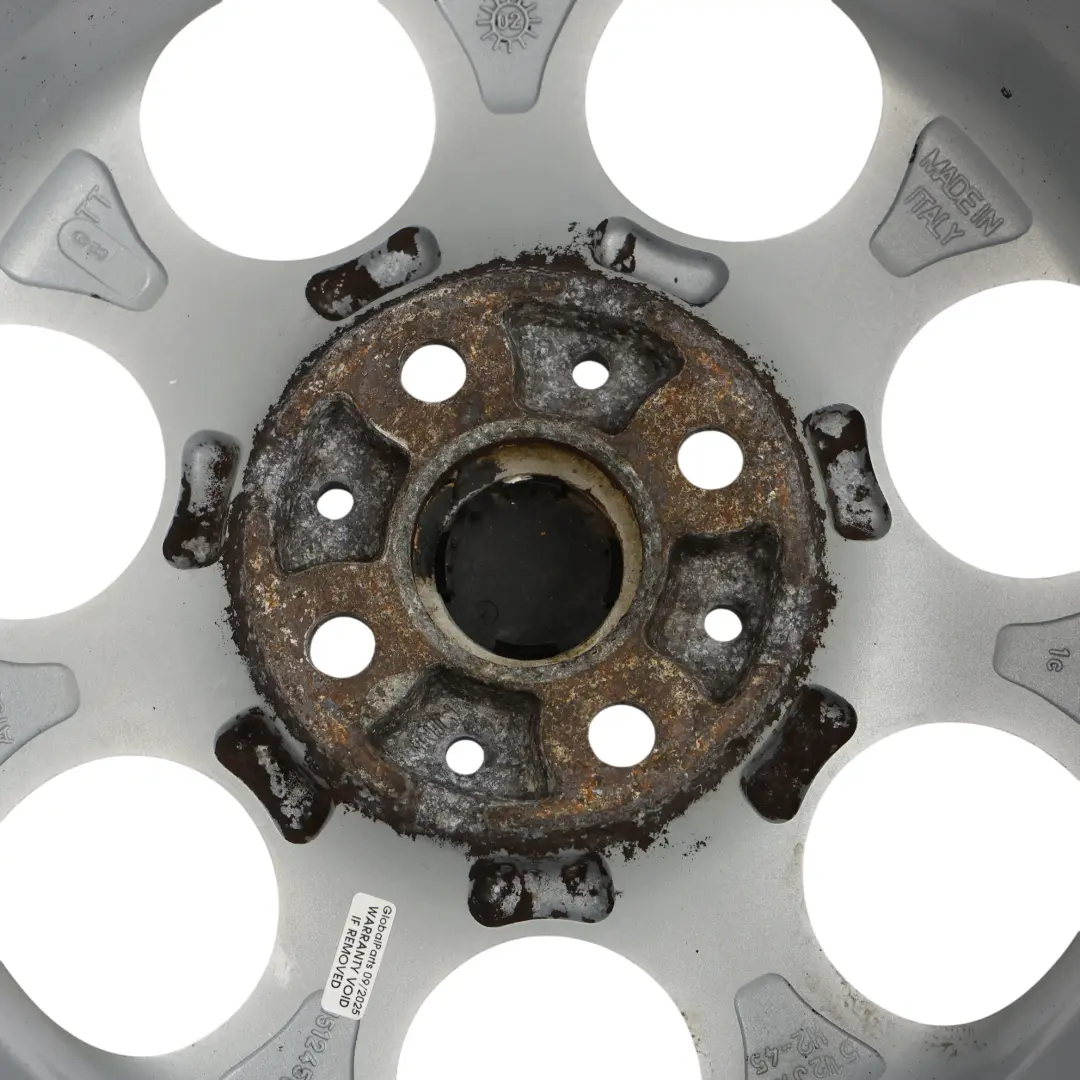 Mini Cooper One R50 R55 R56 R57 Wheel Rim Alloy Silver 15" 5,5J ET:45 7-Hole 81 - SKU 1512458-9 - Part number 1512458