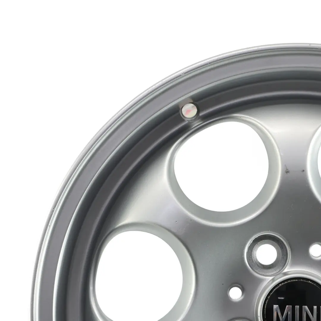 Mini Cooper One R50 R55 R56 R57 Cerchio Ruota Lega Argento 15" 5,5J ET:45 7J - SKU 1512458-9 - Numero di parte 1512458
