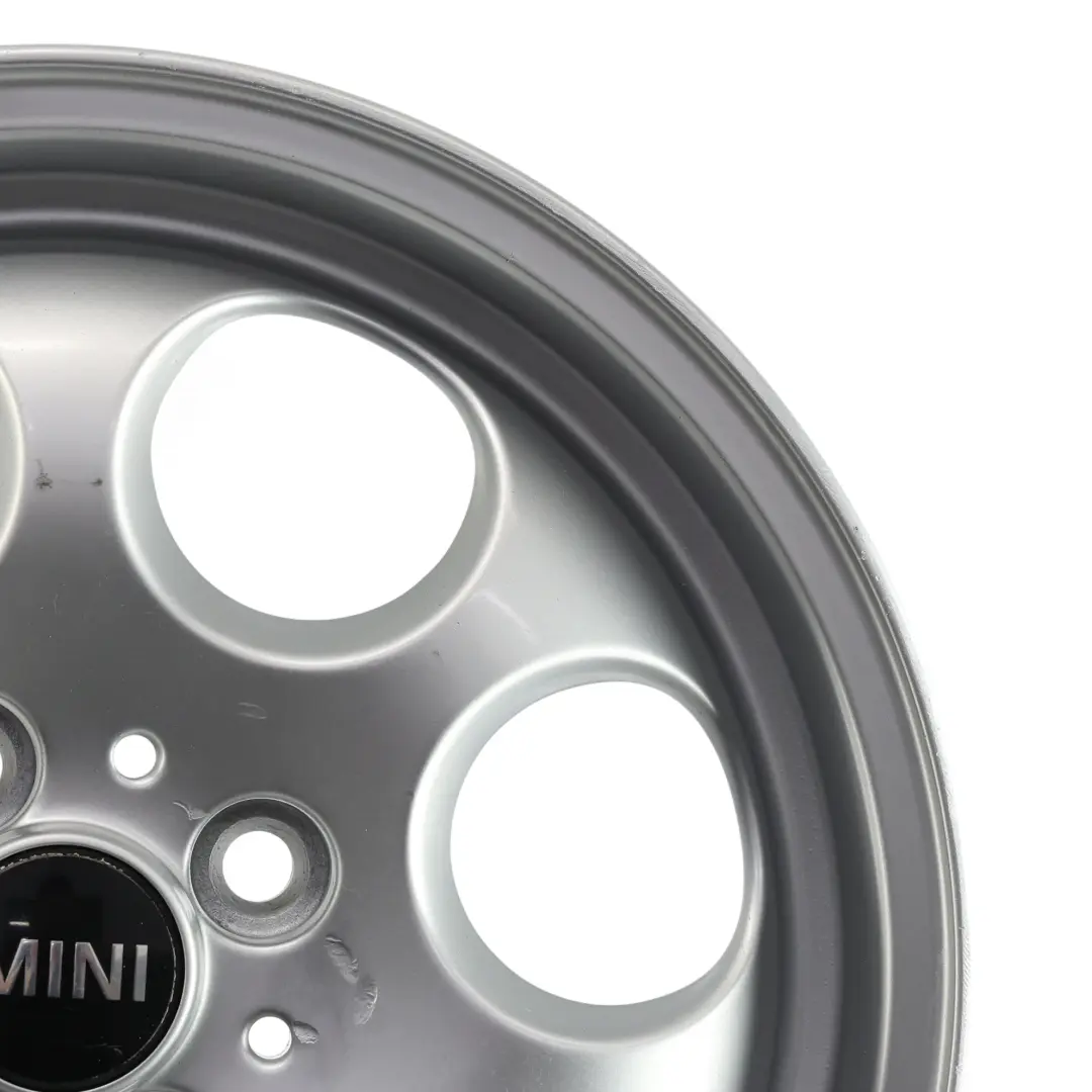 Mini Cooper One R50 R55 R56 R57 Cerchio Ruota Lega Argento 15" 5,5J ET:45 7J - SKU 1512458-9 - Numero di parte 1512458