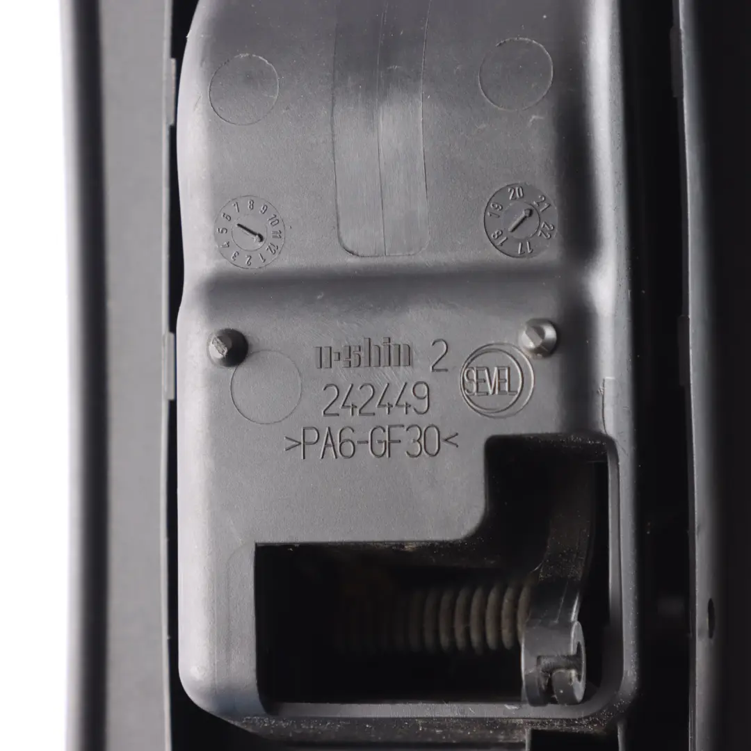 Citroen Relay III Door Inner Handle Rear Right O/S to with Part number 1607149480 Citroen Relay III Door Inner Handle Rear Right O/S - SKU 1607149480 - Part number 1607149480