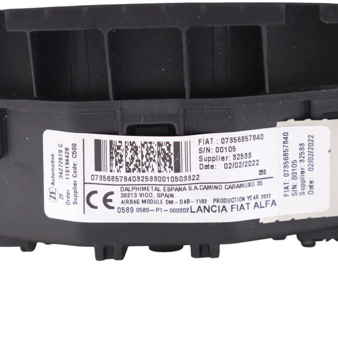 Citroen Relay III Steering Wheel Driver's Side Air Module Unit 07356857840 to with Part number 1671044080-1 Citroen Relay III Steering Wheel Driver's Side Air Module Unit 07356857840 - SKU 1671044080-1 - Part number 1671044080-1