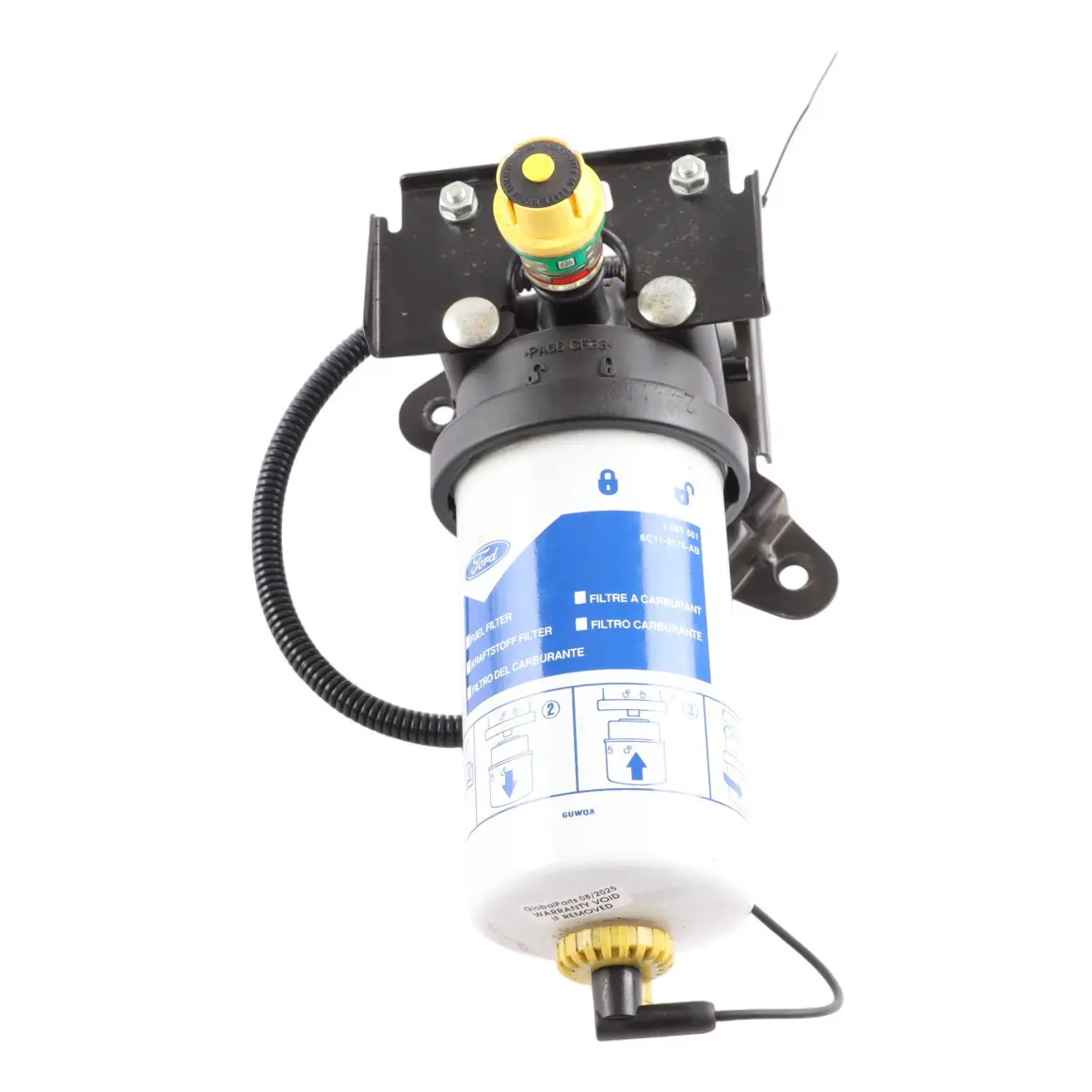 Ford Transit Mk7 2.2 TDCI Diesel Fuel Filter Assembly Unit 6C11-9176-AB