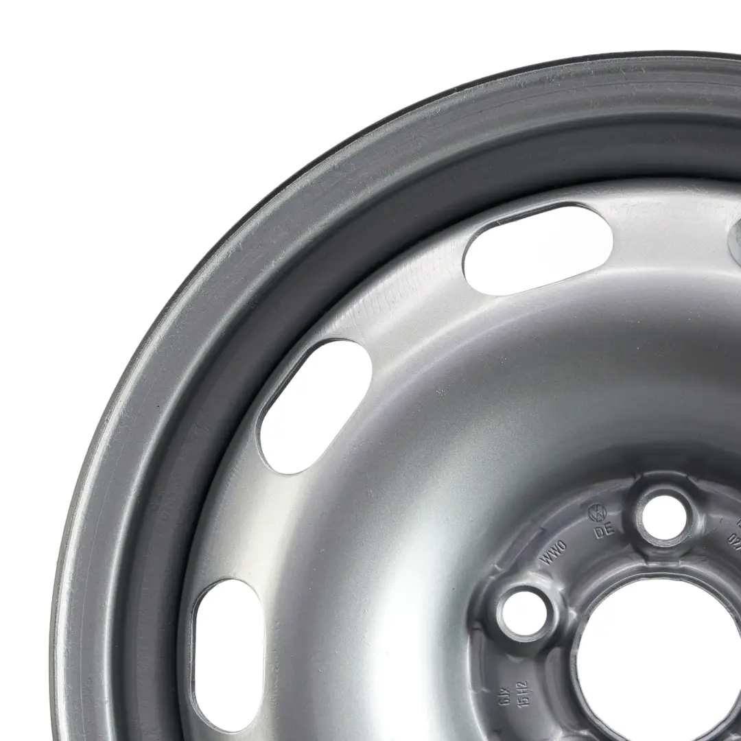 VW Volkswagen Golf Mk4 IV Cerchio In Acciaio Argento 15'' 6J ET:38 - SKU 1J0601027Q - Numero di parte 1J0601027Q