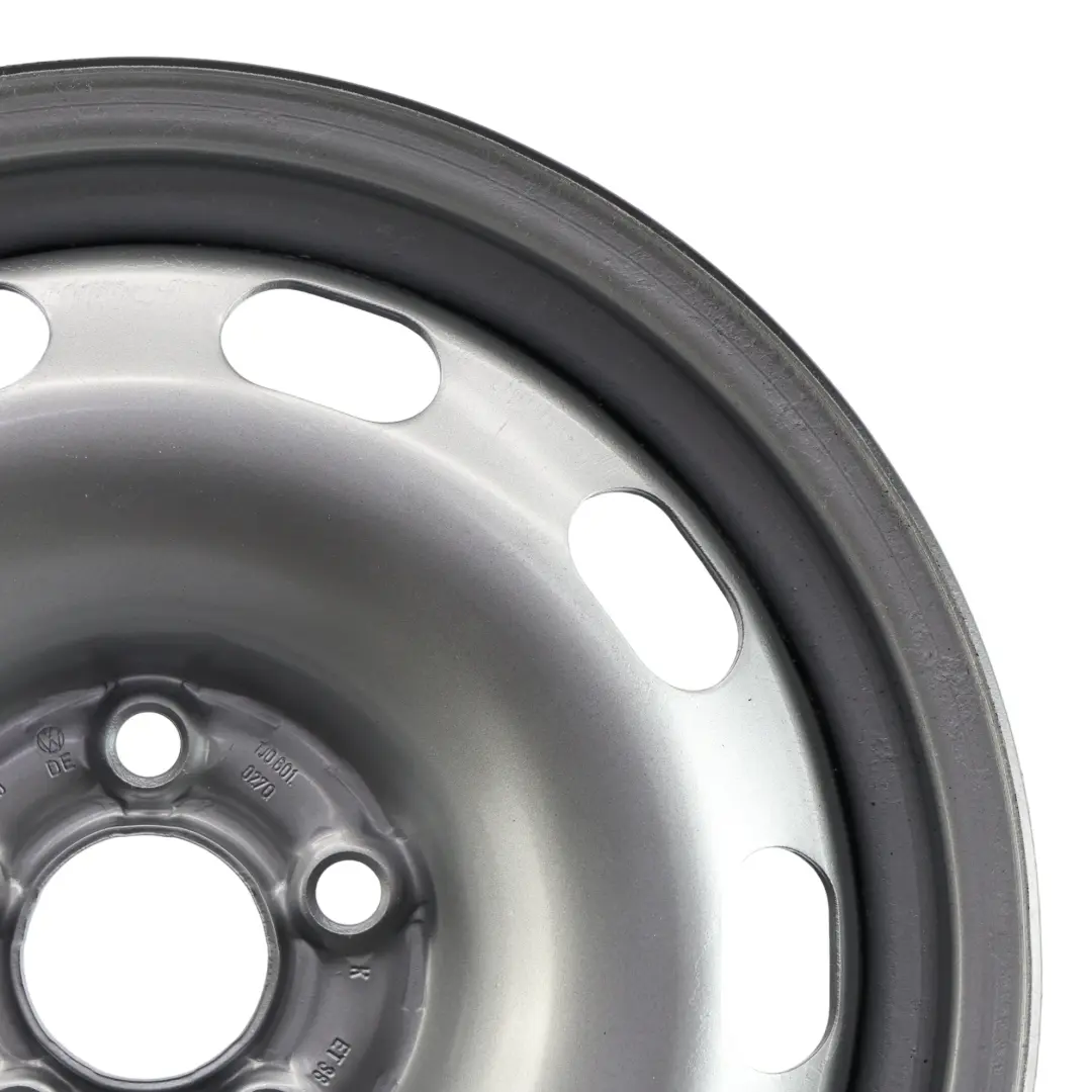 VW Volkswagen Golf Mk4 IV Cerchio In Acciaio Argento 15'' 6J ET:38 - SKU 1J0601027Q - Numero di parte 1J0601027Q