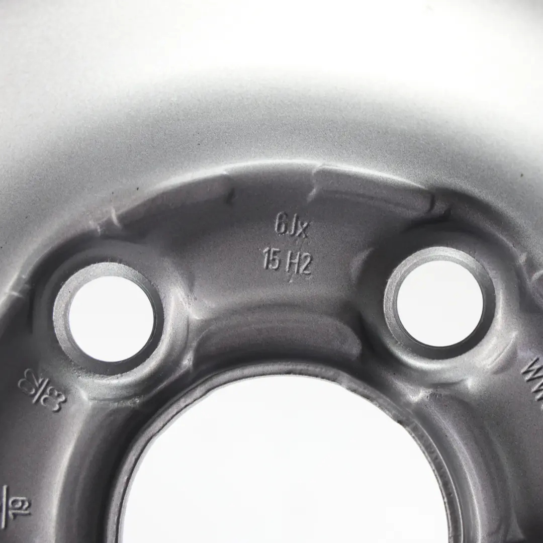 VW Volkswagen Golf Mk4 IV Wheel Rim Steel Silver 15'' 6J ET:38 - SKU 1J0601027Q - Part number 1J0601027Q