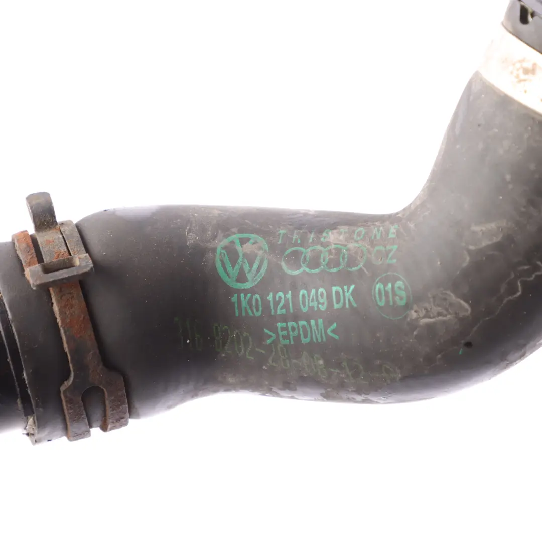 Mk3 1.4 TSI Water Radiator Pipe Hose Line to Volkswagen Scirocco with Part number 1K0121049DK Volkswagen Scirocco Mk3 1.4 TSI Water Radiator Pipe Hose Line - SKU 1K0121049DK - Part number 1K0121049DK