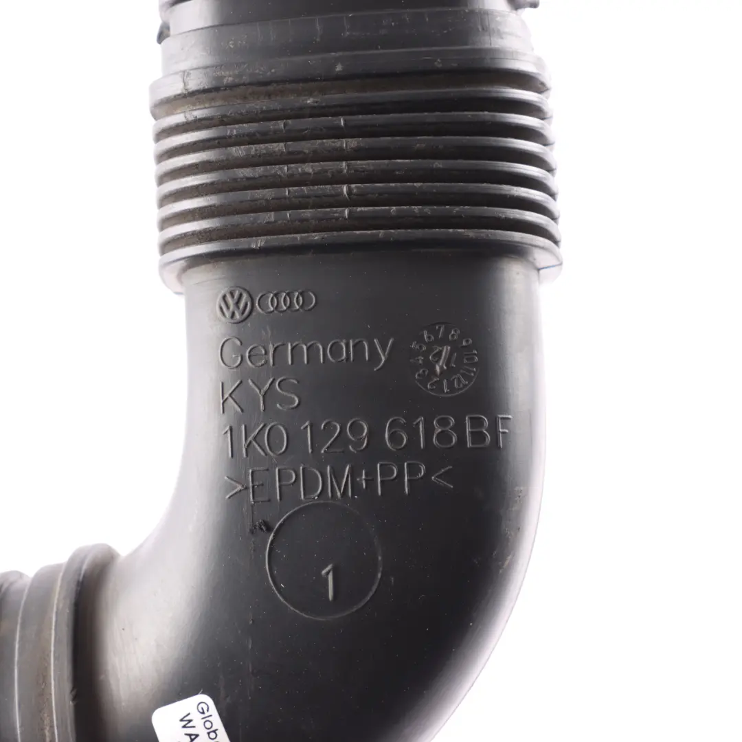 Mk6 Rura Wąż Przewód Filtra Powietrza 1.4 TSI do Volkswagen Golf o numerze 1K0129618BF Volkswagen Golf Mk6 Rura Wąż Przewód Filtra Powietrza 1.4 TSI - SKU 1K0129618BF-1 - Numer Części 1K0129618BF