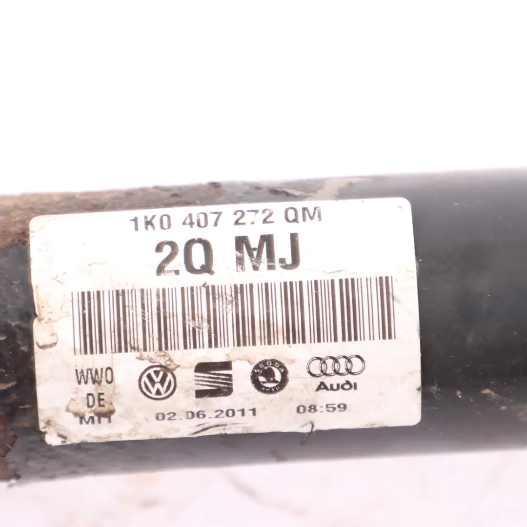 VW Volkswagen Scirocco Mk3 Front Driveshaft Right O/S 1.4 TSI CAXA - SKU 1K0407272QM - Part number 1K0407272QM