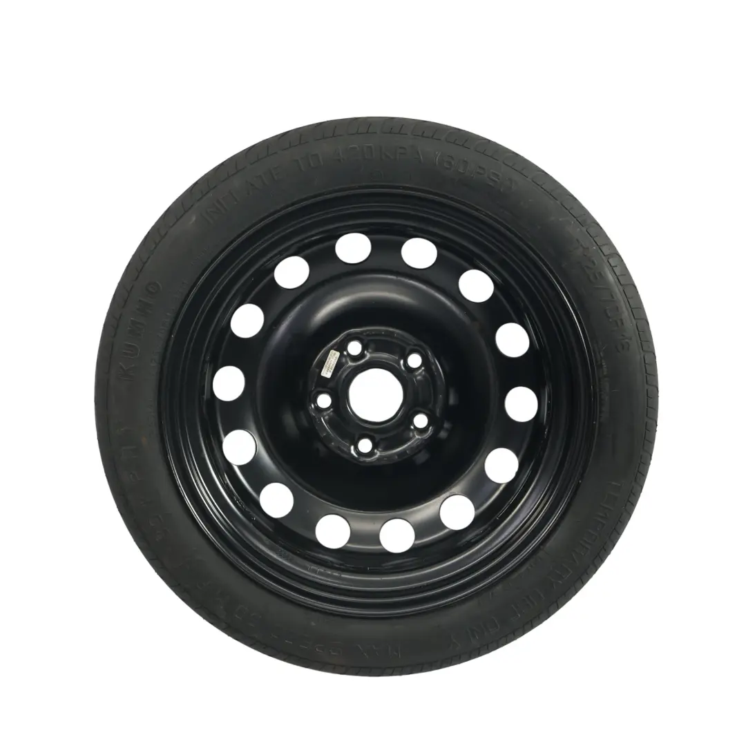 Audi A3 8P Koło Zapasowe Dojazdowe Stalowe 16" 3,5J ET:25.5 - SKU 1K0601027AL-3 - Numer Części 1K0601027AL
