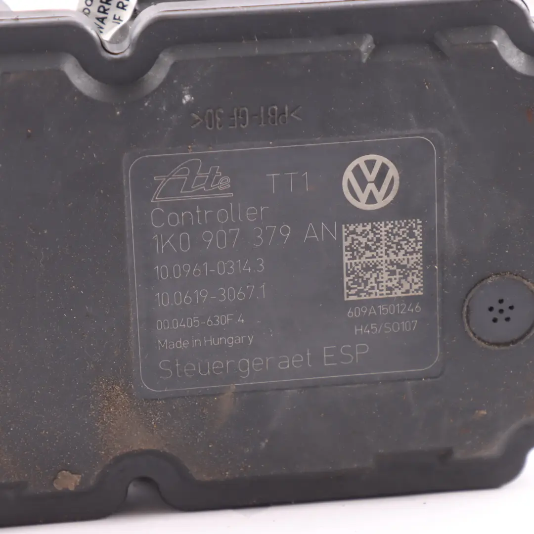 ABS Pump Hydraulic Brake Pump Control Module to Audi A3 8V with Part number 1K0907379AN Audi A3 8V ABS Pump Hydraulic Brake Pump Control Module - SKU 1K0907379AN-1 - Part number 1K0907379AN