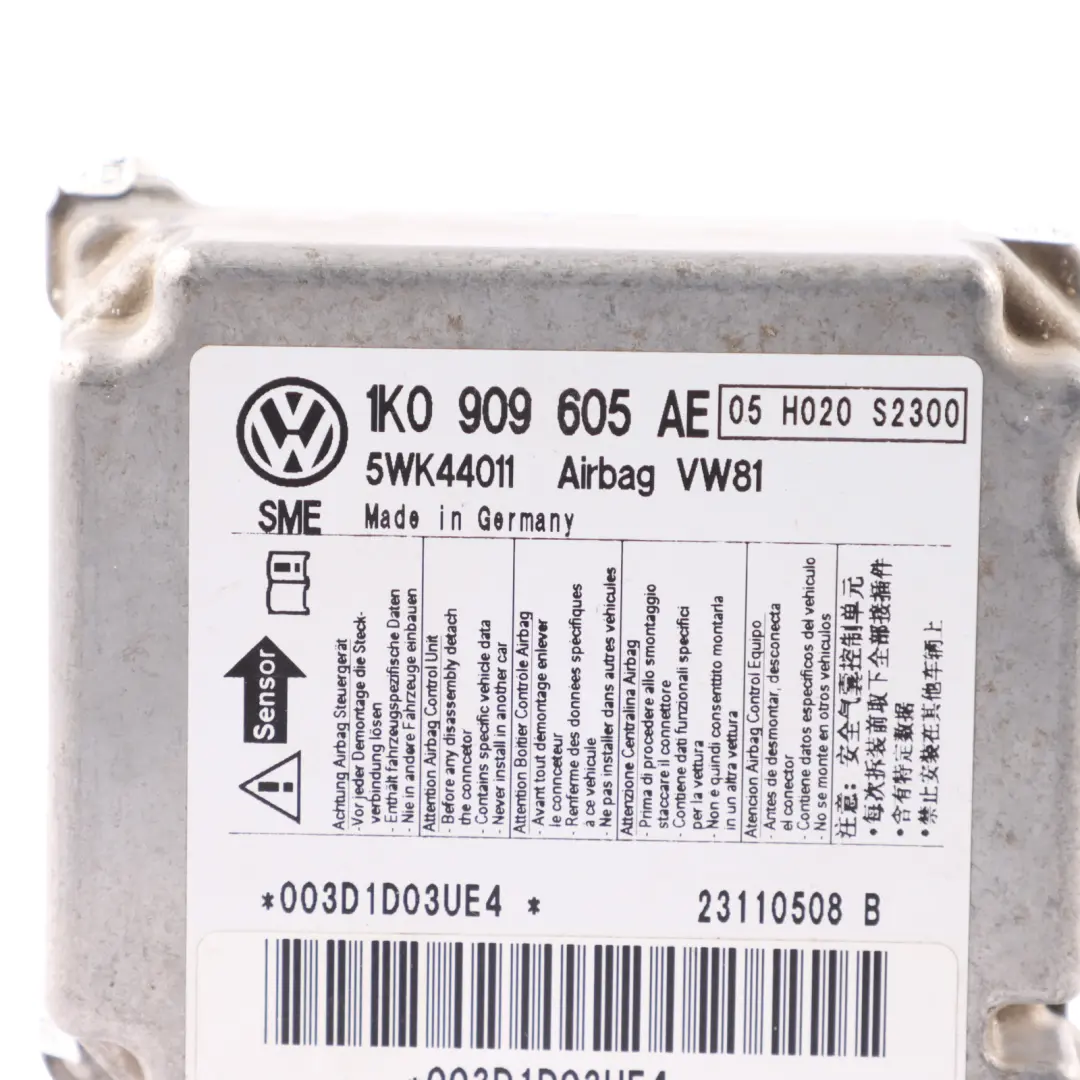 Mk3 Luftmodul Steuergerät ECU für VW Volkswagen Scirocco mit Teilenummer 1K0909605AE VW Volkswagen Scirocco Mk3 Luftmodul Steuergerät ECU - SKU 1K0909605AE - Teilenummer 1K0909605AE