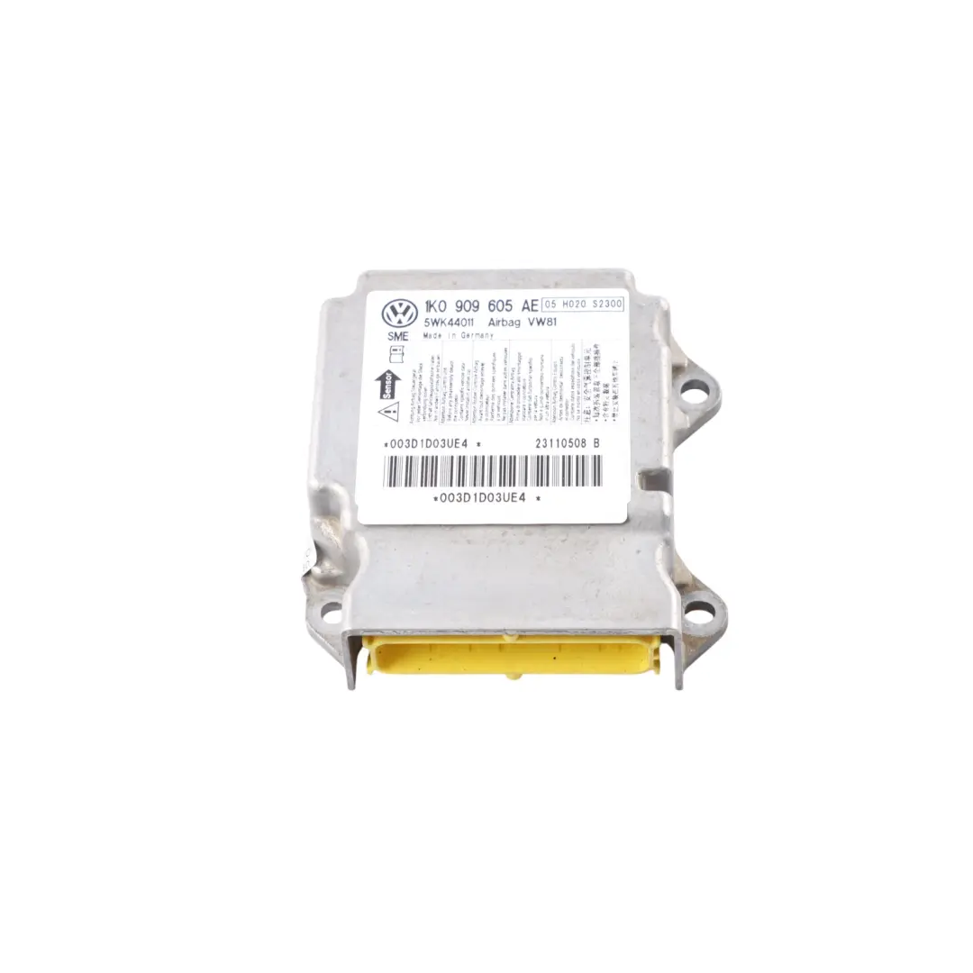 Mk3 Moduł Sensor Poduszek Powietrznych do VW Volkswagen Scirocco o numerze 1K0909605AE VW Volkswagen Scirocco Mk3 Moduł Sensor Poduszek Powietrznych - SKU 1K0909605AE - Numer Części 1K0909605AE
