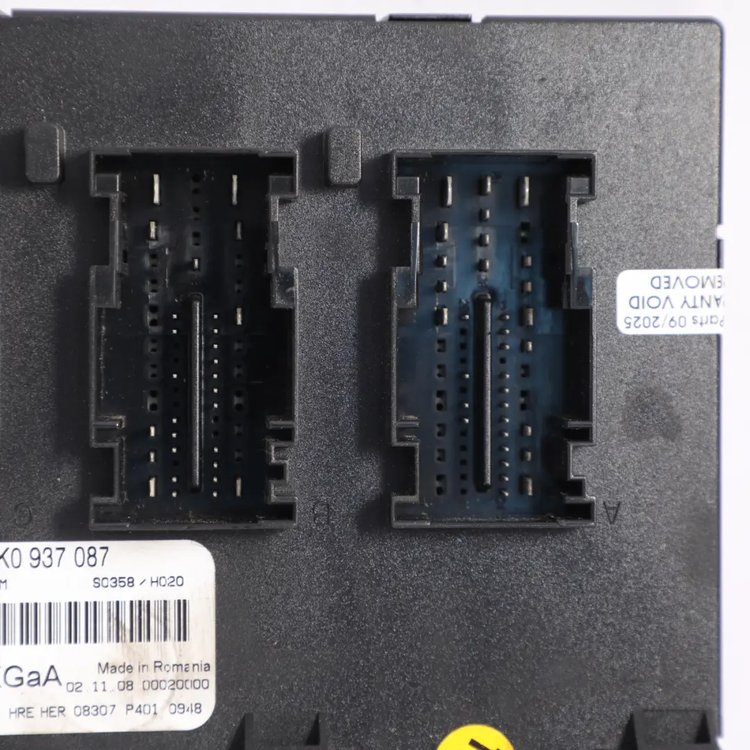 Skoda Octavia Mk2 1Z Body Control Module Convenience Unit BCM ECU - SKU 1K0937087 - Part number 1K0937087