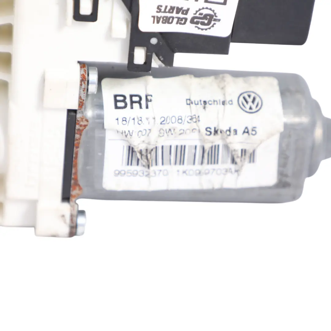 Skoda Octavia Mk2 1Z Window Regulator Motor Rear Left Door N/S - SKU 1K0959703AK - Part number 1K0959703AK
