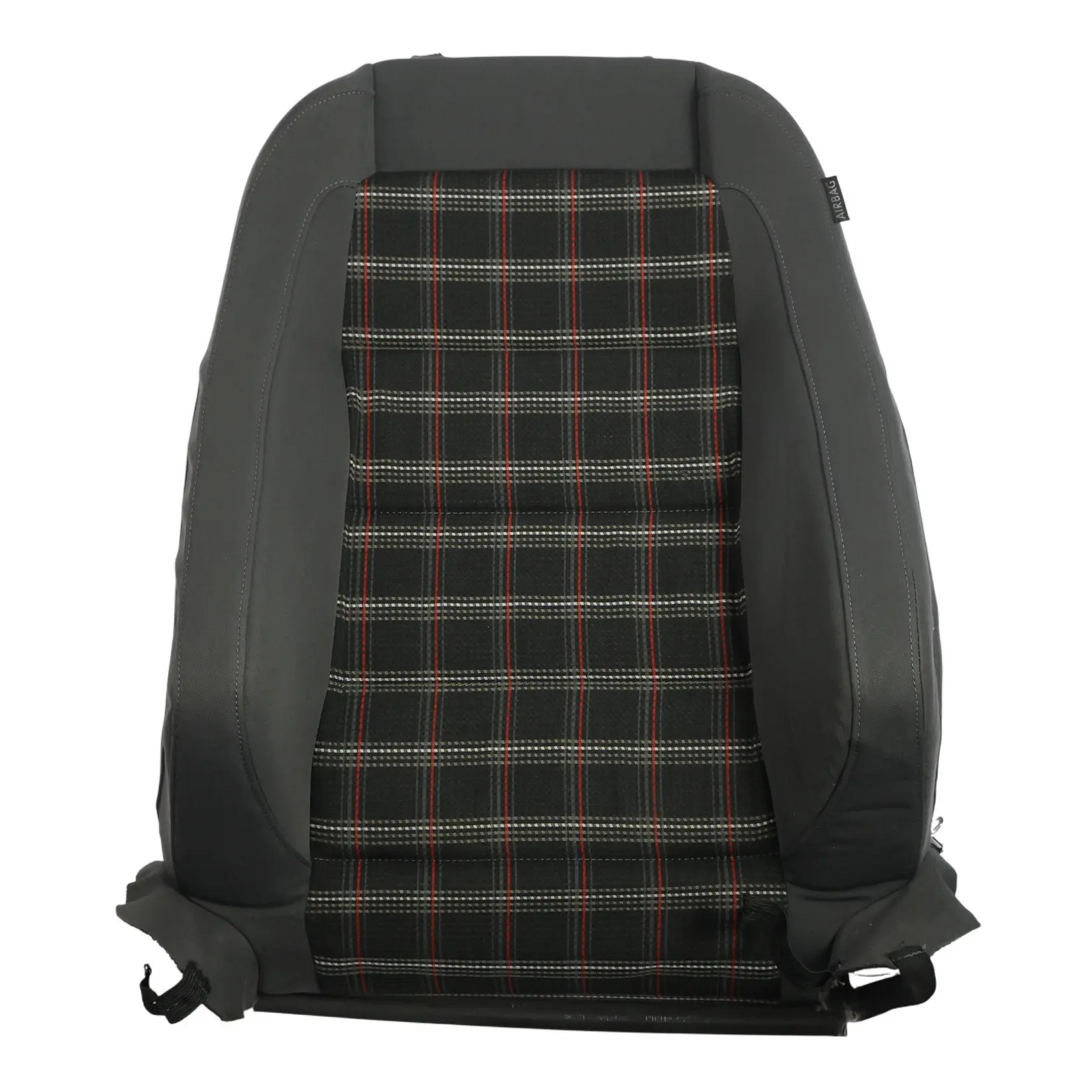 VW Golf 1K GTI Seat Backrest Covering Front Left N/S Cloth Anthracite