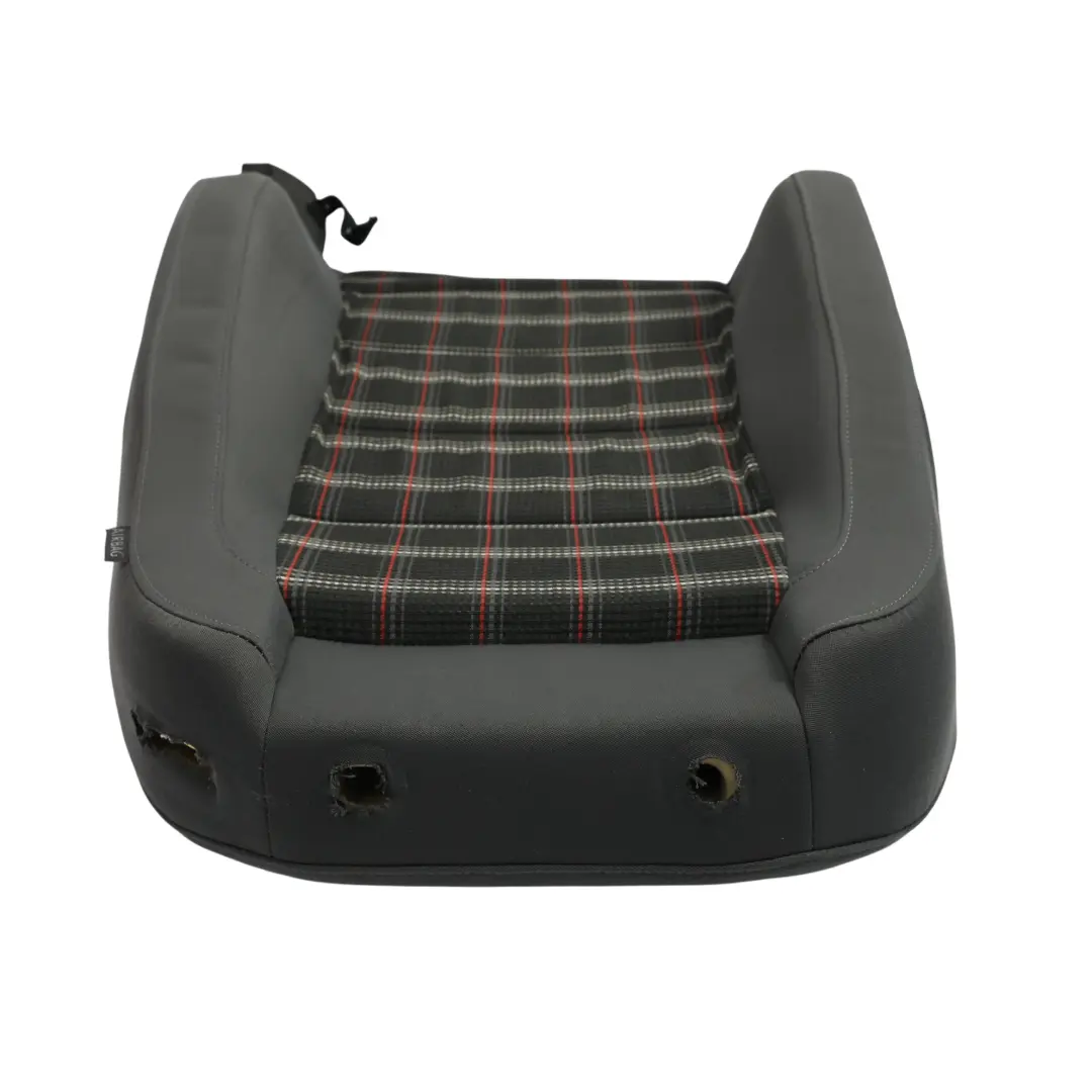 VW Golf 1K GTI Seat Backrest Covering Front Left N/S Cloth Anthracite - SKU 1K3882805H - Part number 1K3882805
