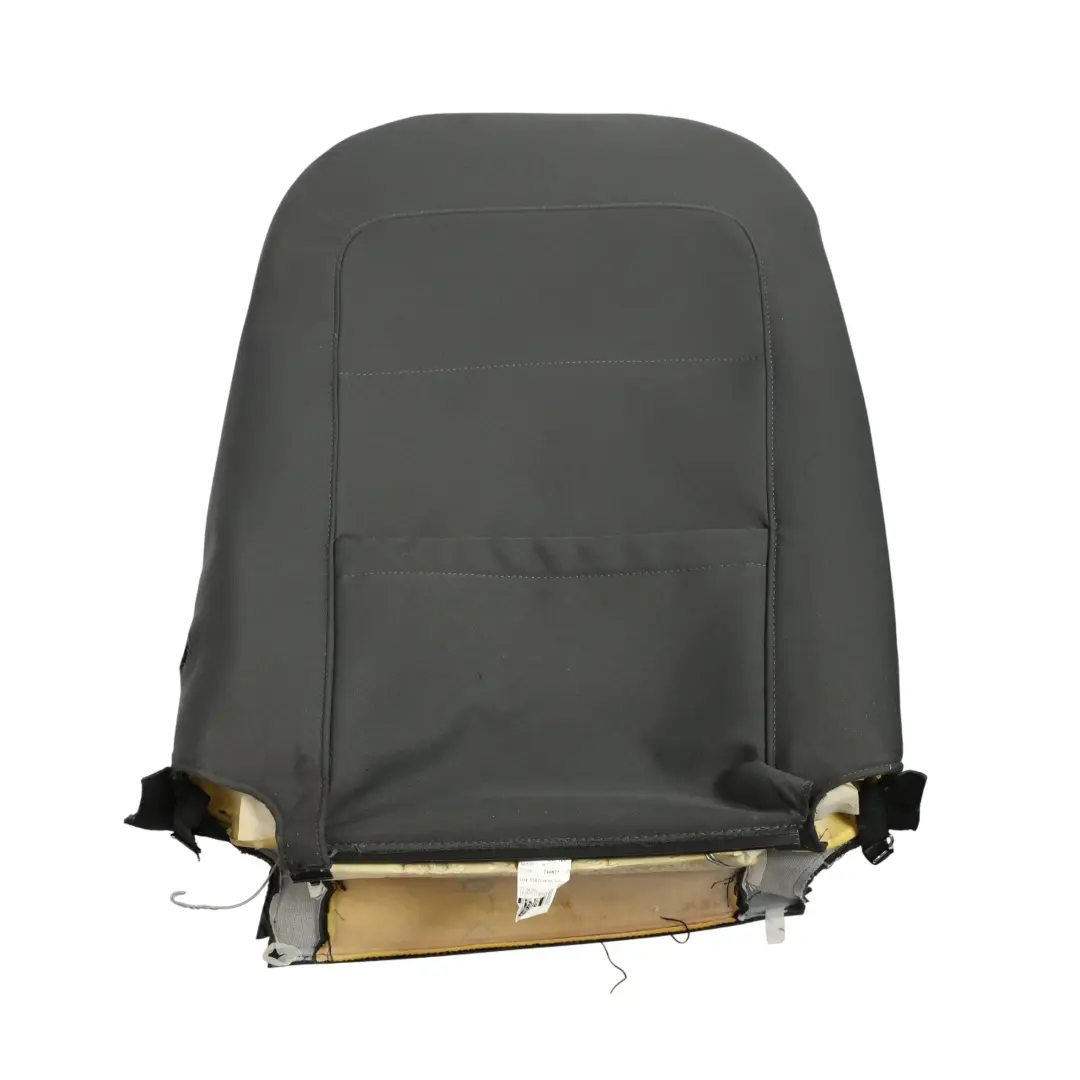 VW Golf 1K GTI Seat Backrest Covering Front Left N/S Cloth Anthracite - SKU 1K3882805H - Part number 1K3882805