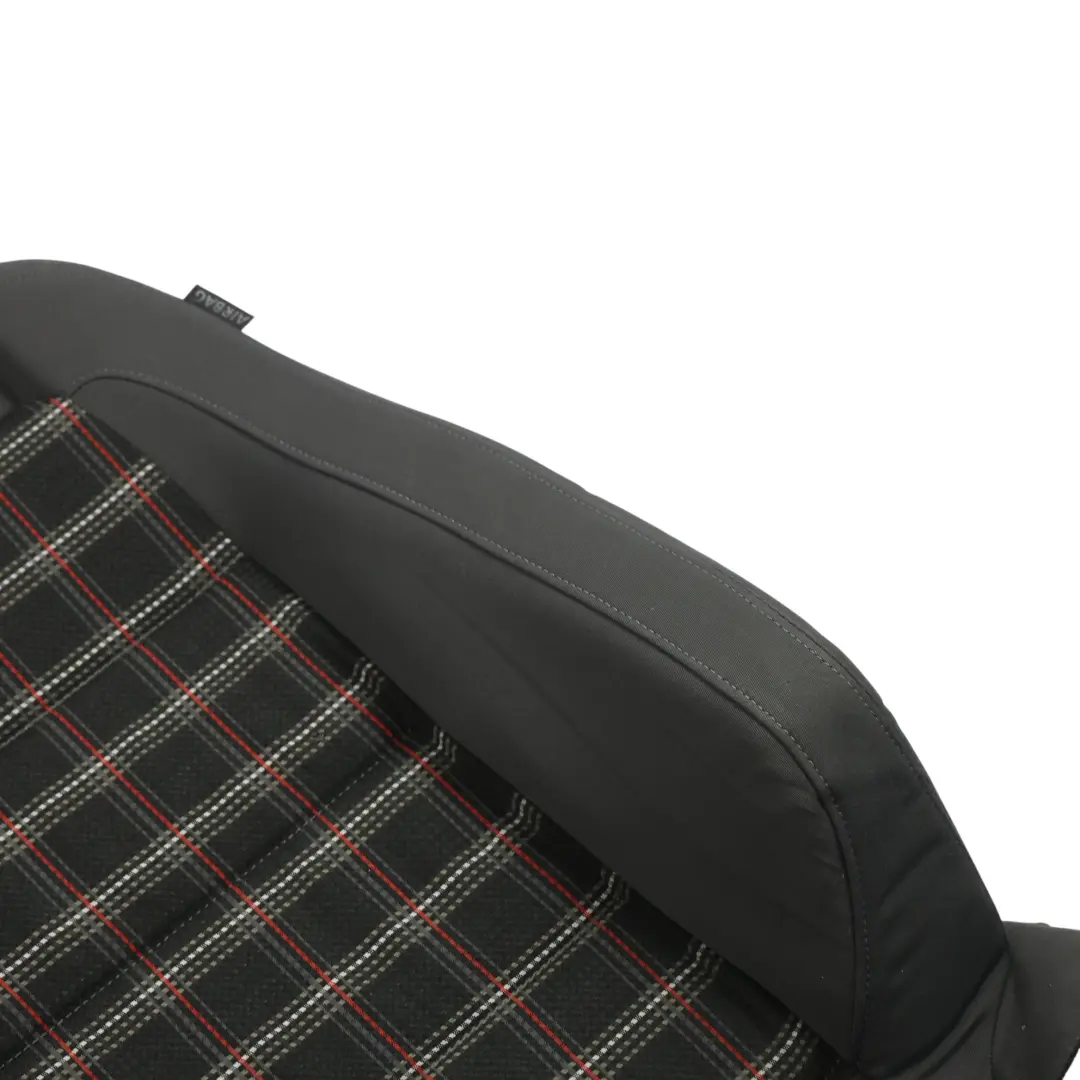 VW Golf 1K GTI Seat Backrest Covering Front Left N/S Cloth Anthracite - SKU 1K3882805H - Part number 1K3882805