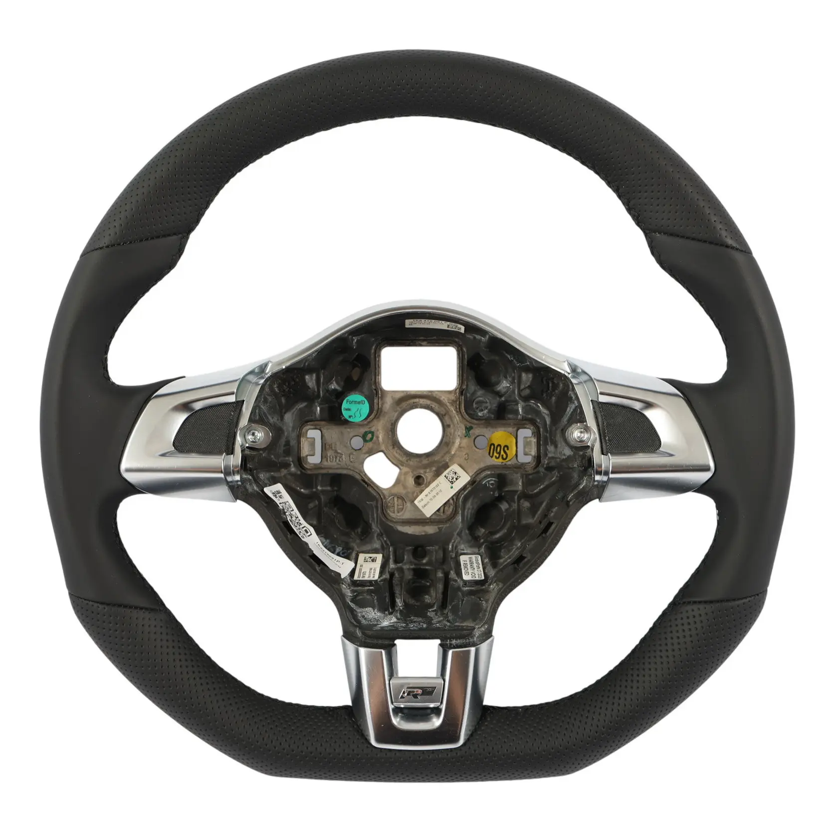 VW Scirocco III Polo 6R Volante R-Line NUOVO Pelle Nera 1K8419091P