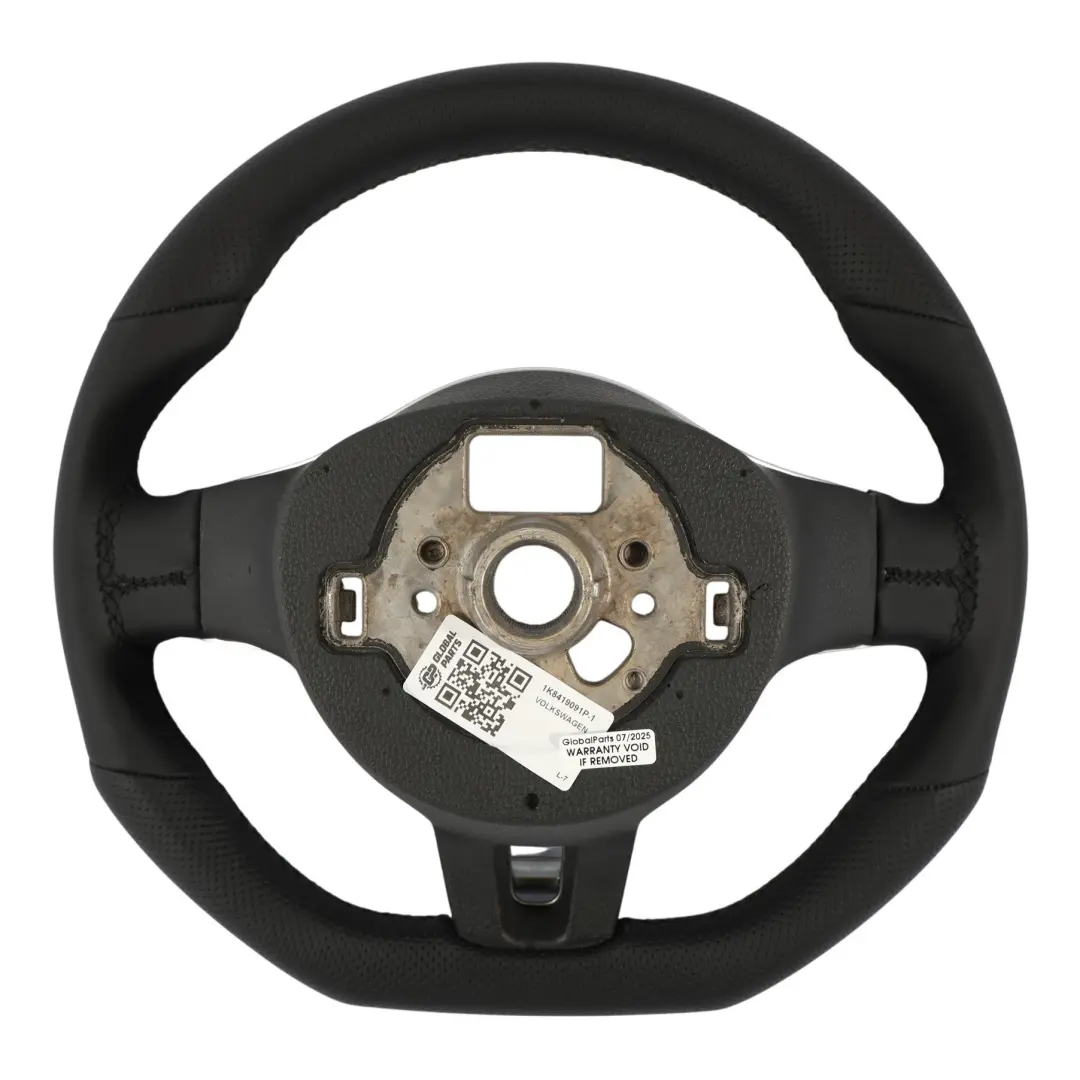 R-Line NUEVO Cuero Negro para VW Scirocco III Polo 6R Volante con número de pieza 1K8419091P VW Scirocco III Polo 6R Volante R-Line NUEVO Cuero Negro - SKU 1K8419091P-1 - Número de pieza 1K8419091P