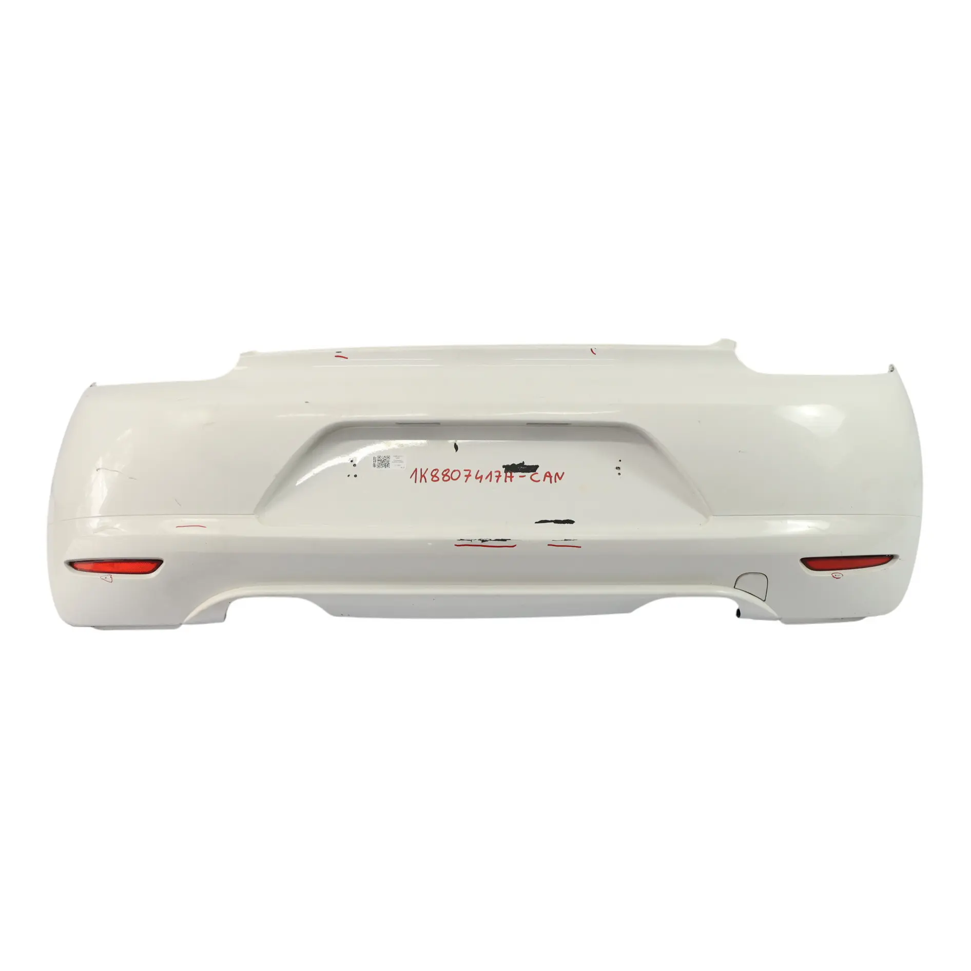 Volkswagen VW Scirocco Mk3 Bumper Rear Trim Panel Cover Candy White - B9A