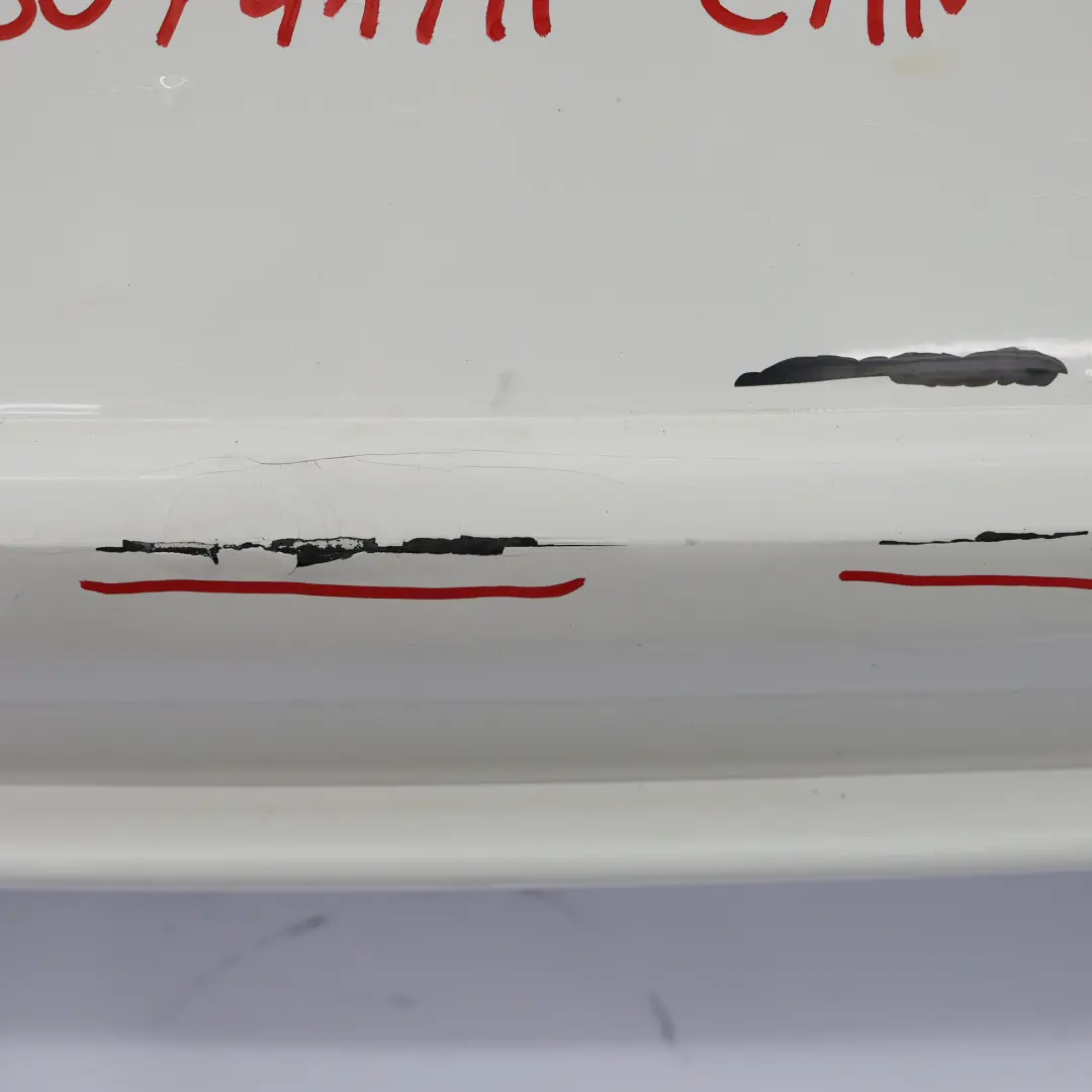 Volkswagen VW Scirocco Mk3 Bumper Rear Trim Panel Cover Candy White - B9A - SKU 1K8807417H-CAN - Part number 1K8807417H