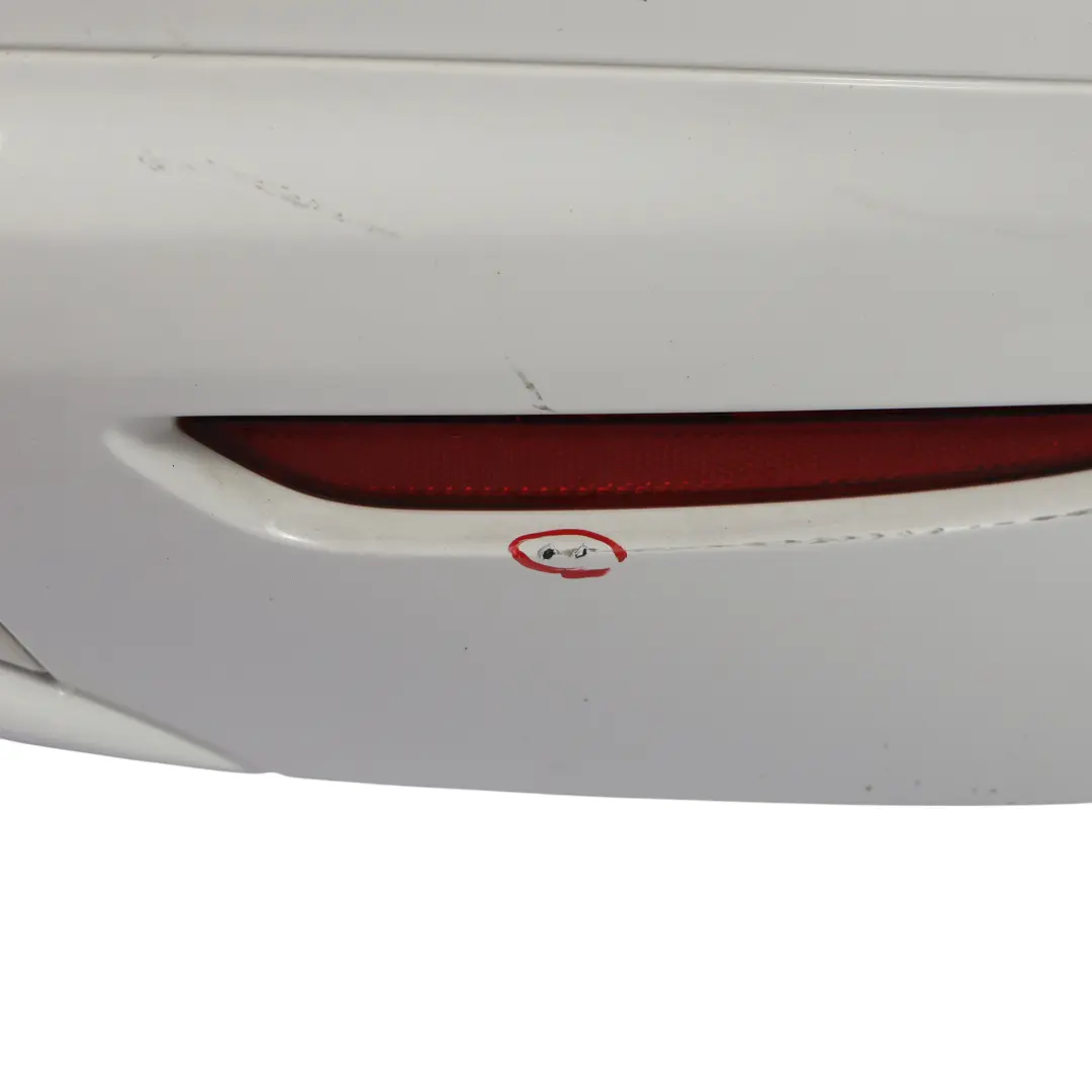 Volkswagen VW Scirocco Mk3 Bumper Rear Trim Panel Cover Candy White - B9A - SKU 1K8807417H-CAN - Part number 1K8807417H