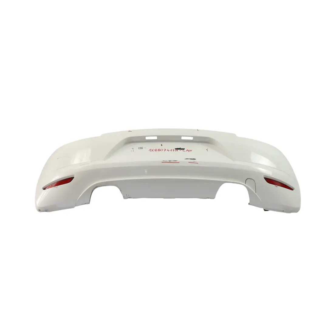 Volkswagen VW Scirocco Mk3 Bumper Rear Trim Panel Cover Candy White - B9A - SKU 1K8807417H-CAN - Part number 1K8807417H