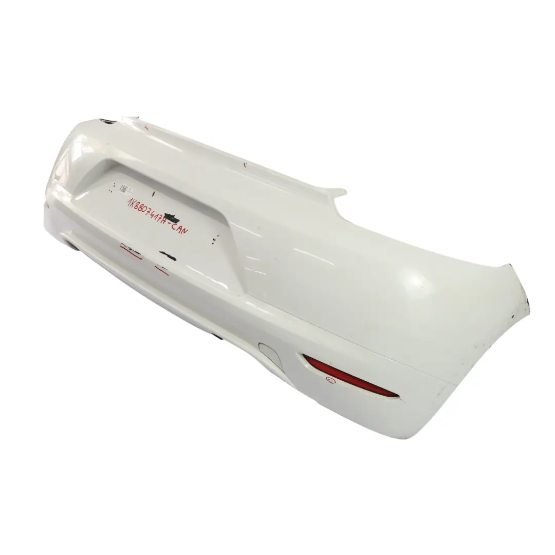Volkswagen VW Scirocco Mk3 Zderzak Tylny Candy White Biały - B9A - SKU 1K8807417H-CAN - Numer Części 1K8807417H