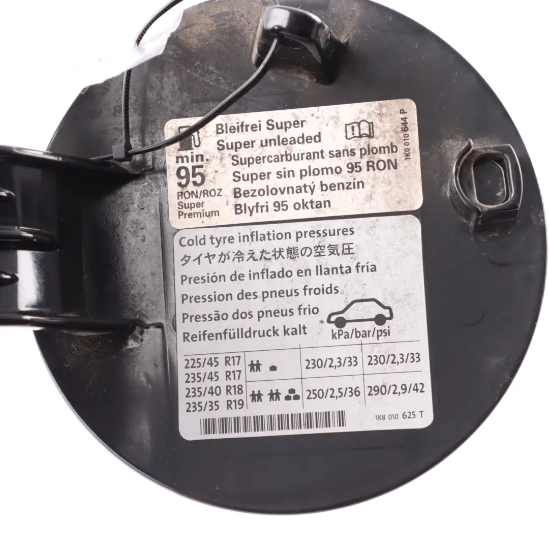 Mk3 III Fuel Filler Fill In Flap Cap Cover Deep Black - C9X to Volkswagen Scirocco with Part number 1K8809857C Volkswagen Scirocco Mk3 III Fuel Filler Fill In Flap Cap Cover Deep Black - C9X - SKU 1K8809857C-DBL - Part number 1K8809857C