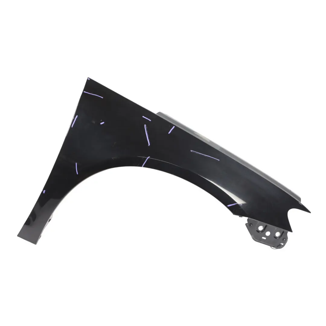 Mk3 Side Panel Front Right O/S Wing Fender Deep Black - C9X to Volkswagen Scirocco with Part number 1K8821106B Volkswagen Scirocco Mk3 Side Panel Front Right O/S Wing Fender Deep Black - C9X - SKU 1K8821106B-DBL - Part number 1K8821106B