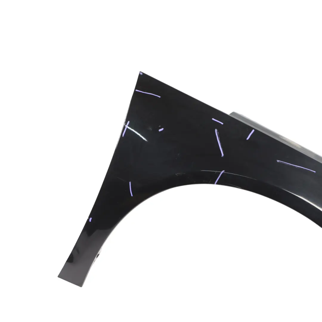 Mk3 Side Panel Front Right O/S Wing Fender Deep Black - C9X to Volkswagen Scirocco with Part number 1K8821106B Volkswagen Scirocco Mk3 Side Panel Front Right O/S Wing Fender Deep Black - C9X - SKU 1K8821106B-DBL - Part number 1K8821106B