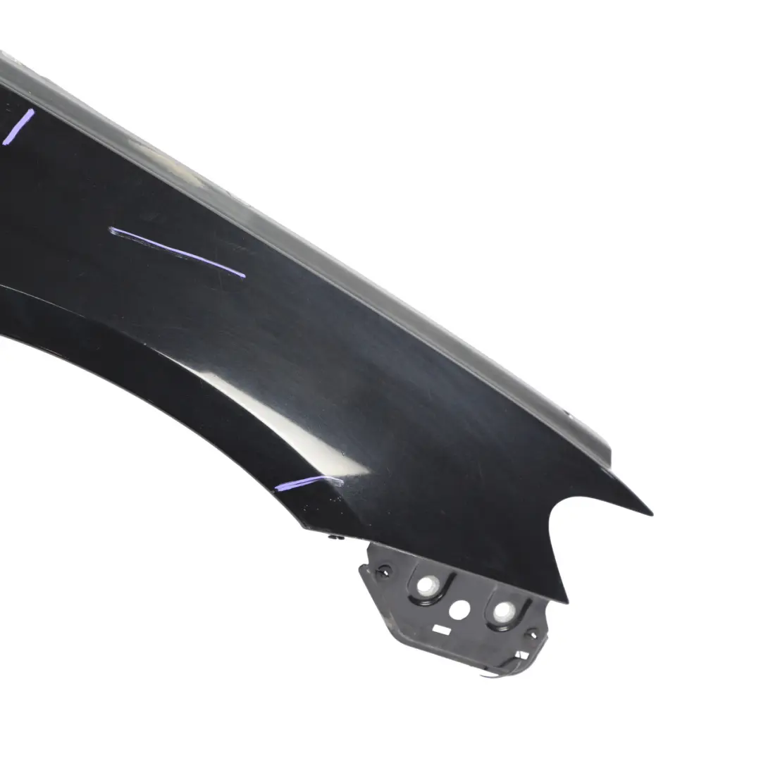 Mk3 Side Panel Front Right O/S Wing Fender Deep Black - C9X to Volkswagen Scirocco with Part number 1K8821106B Volkswagen Scirocco Mk3 Side Panel Front Right O/S Wing Fender Deep Black - C9X - SKU 1K8821106B-DBL - Part number 1K8821106B