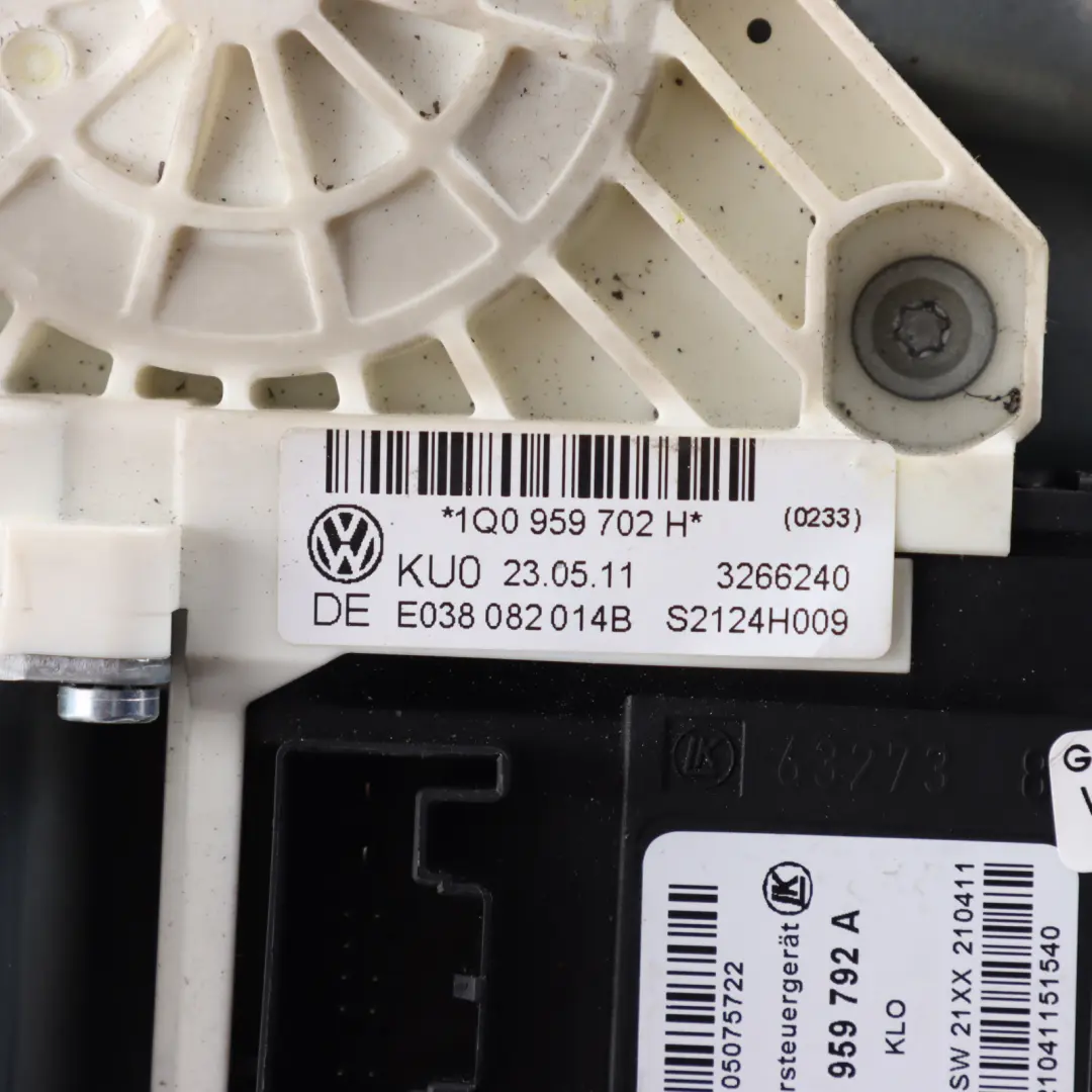 VW Volkswagen Scirocco Mk3 Window Regulator Motor Front Left N/S Side - SKU 1K8837461G - Part number 1K8837461G