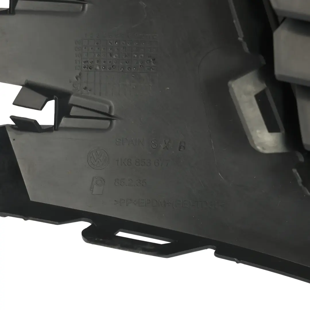 VW Scirocco Mk3 Parachoques Delantero Central Inferior Rejilla Panel - SKU 1K8853677 - Número de pieza 1K8853677