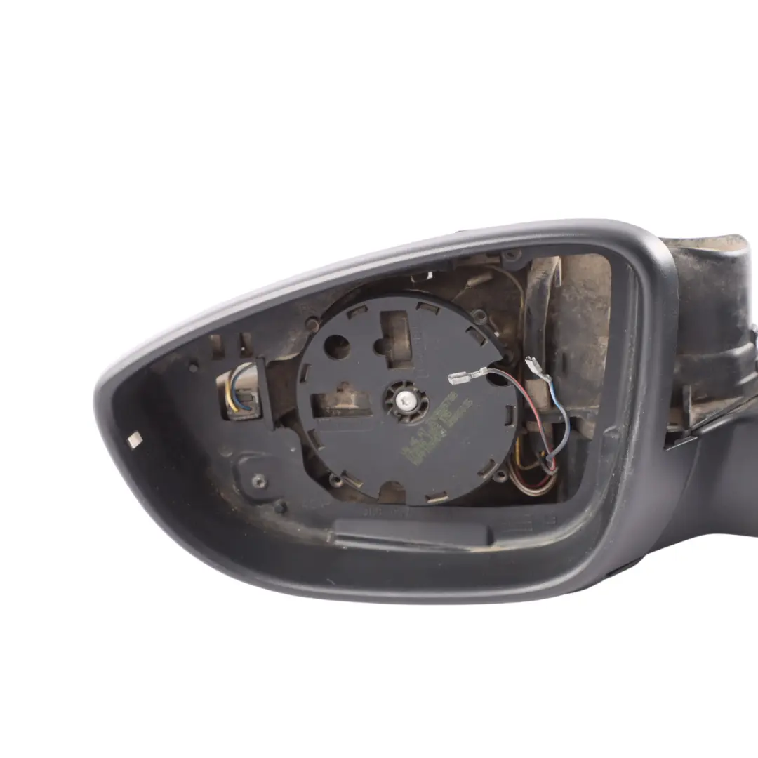 Volkswagen Scirocco Mk3 Front Door Wing Mirror Housing Left N/S Satin Black - SKU RHD-1K8857507P - Part number 1K8857507P