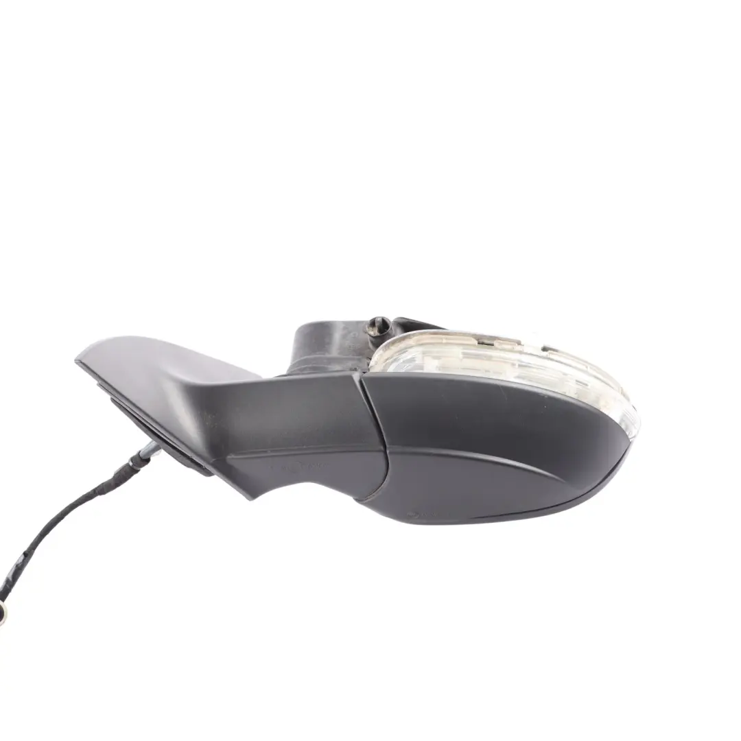 Volkswagen Scirocco Mk3 Front Door Wing Mirror Housing Left N/S Satin Black - SKU RHD-1K8857507P - Part number 1K8857507P