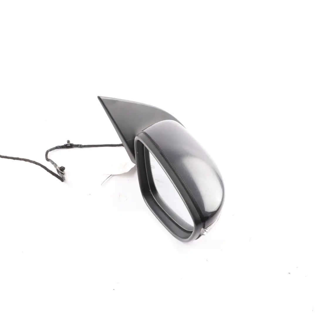 Volkswagen Scirocco Mk3 Door Wing Mirror Heated Right O/S Deep Black - C9X - SKU RHD-1K8857508P-DBL - Part number 1K8857508P