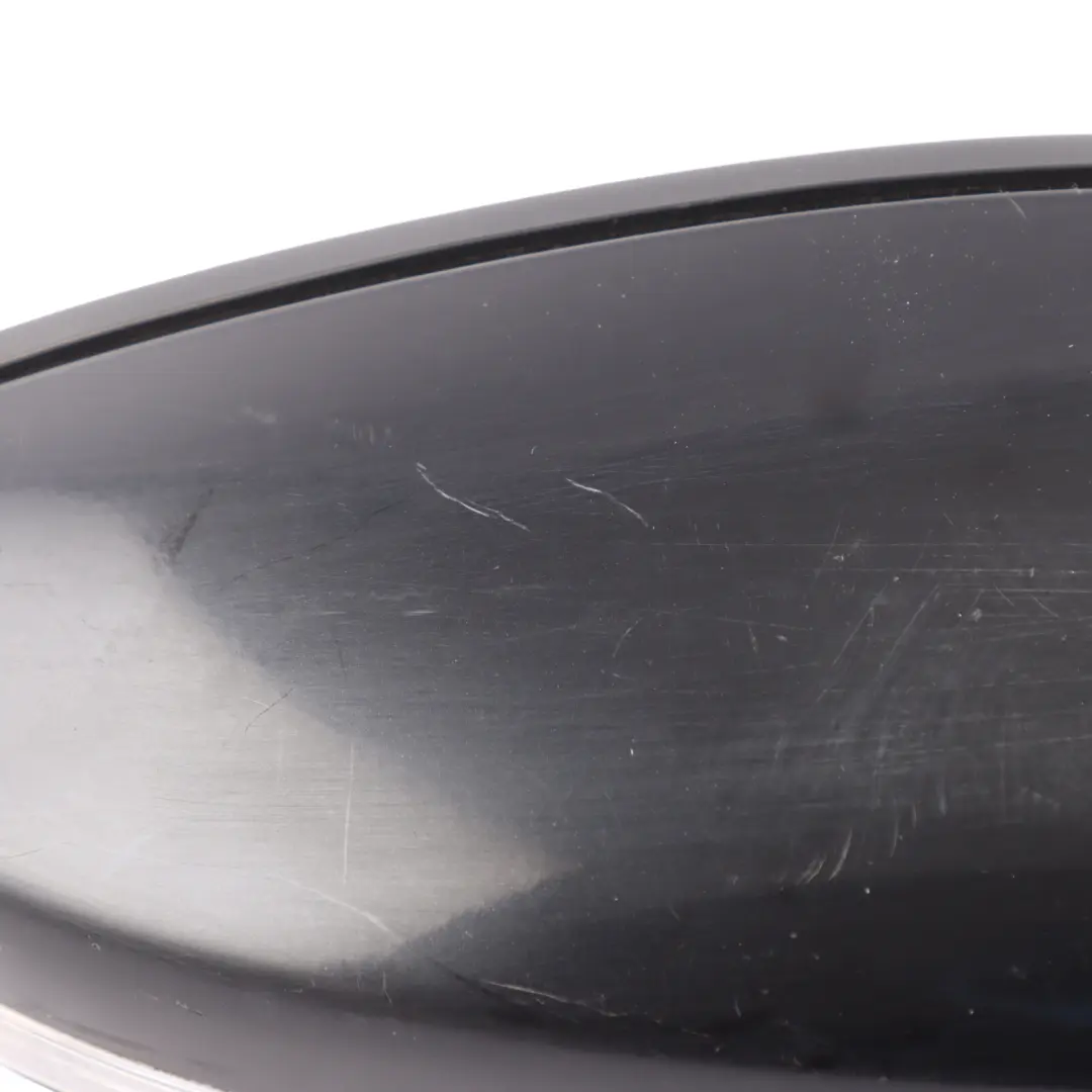 Volkswagen Scirocco Mk3 Door Wing Mirror Heated Right O/S Deep Black - C9X - SKU RHD-1K8857508P-DBL - Part number 1K8857508P