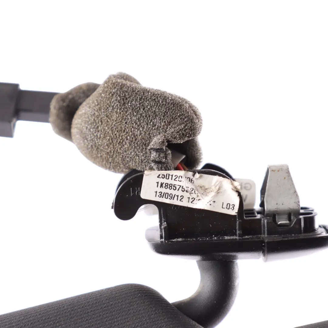 Volkswagen Scirocco Mk3 Front Sun Visor Cover Cabin Right O/S Black - SKU 1K8857552G - Part number 1K8857552G