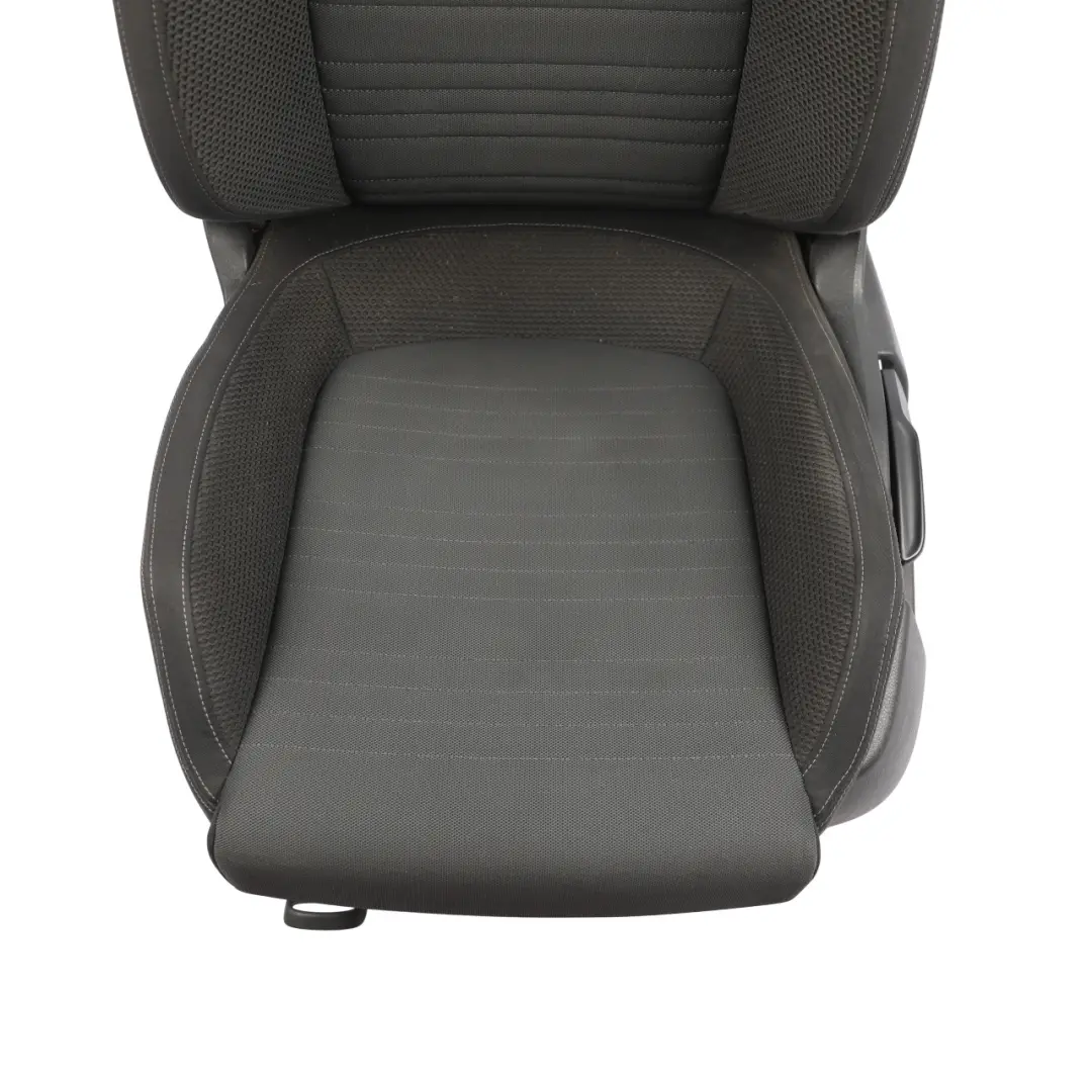 Volkswagen Scirocco Mk3 3 Door Front Seat Left N/S Fabric Black Grey - SKU 1K8881805AL - Part number 1K8881805AL