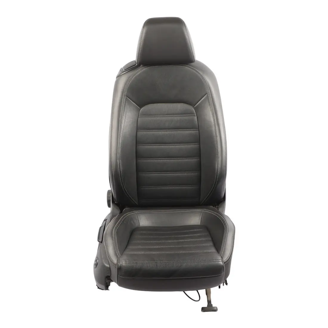 Volkswagen Scirocco Mk3 3 Door Front Seat Heated Right O/S Leather Black Grey