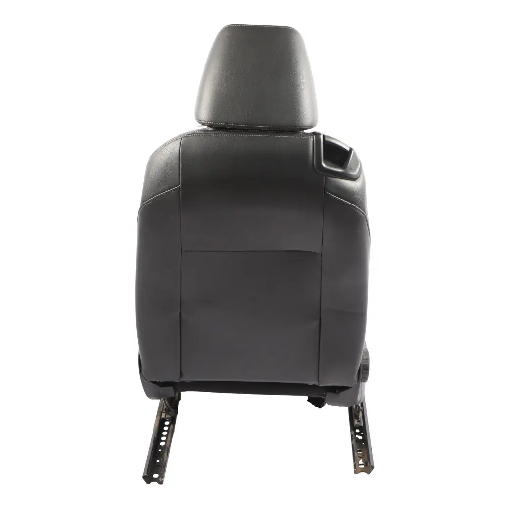 Volkswagen Scirocco Mk3 3 Door Front Seat Heated Right O/S Leather Black Grey - SKU 1K8881806AS-1 - Part number 1K8881806AS