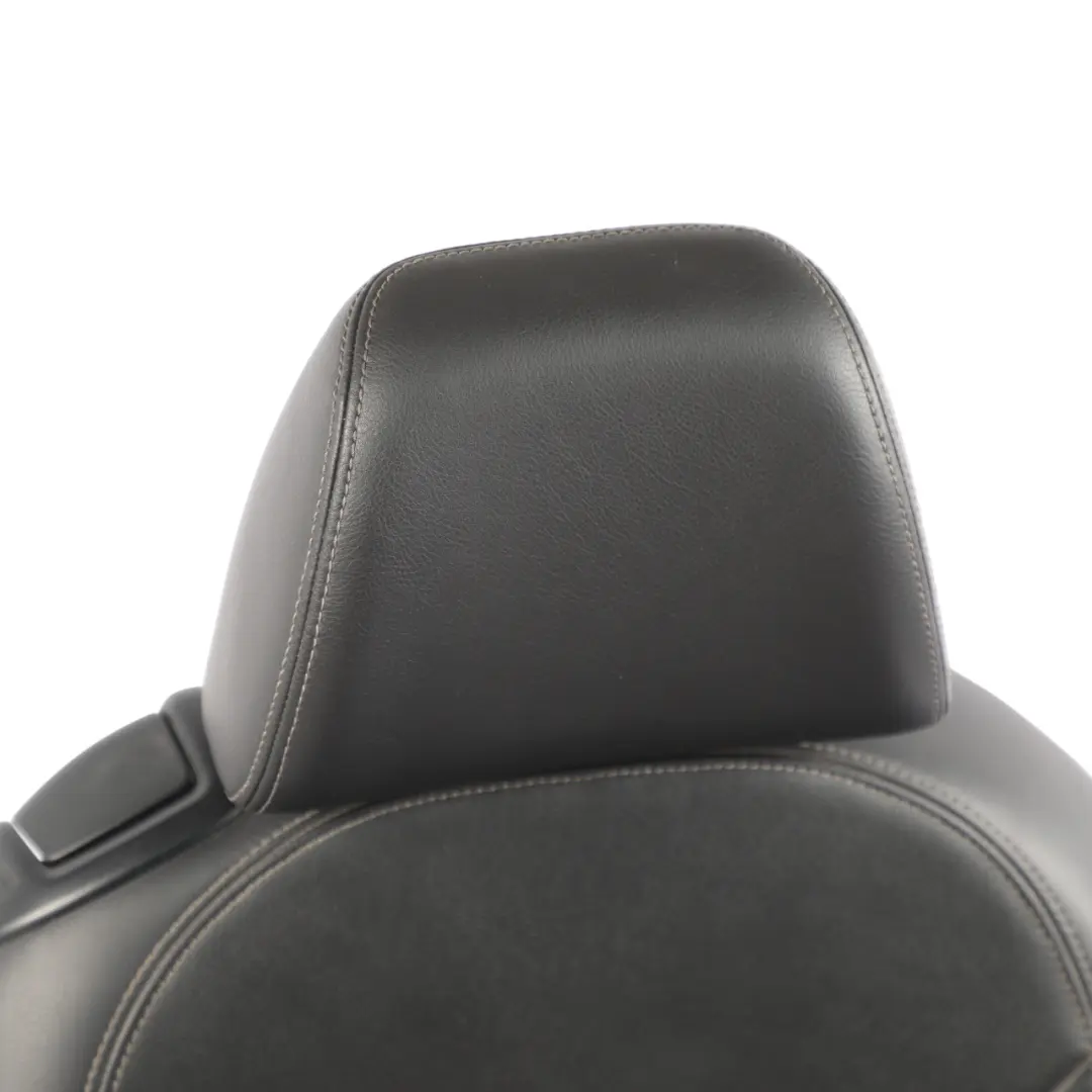 Volkswagen Scirocco Mk3 3 Door Front Seat Heated Right O/S Leather Black Grey - SKU 1K8881806AS-1 - Part number 1K8881806AS