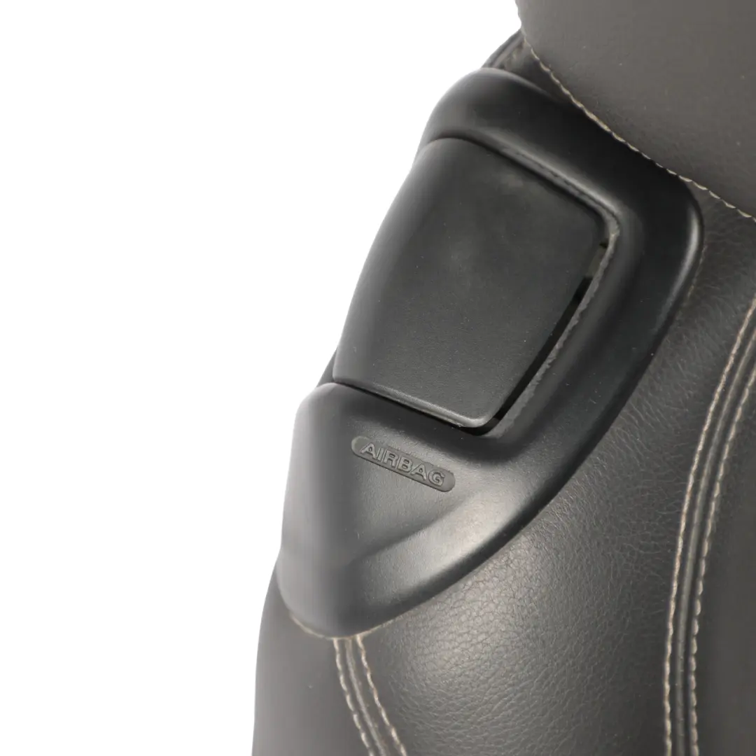 Volkswagen Scirocco Mk3 3 Door Front Seat Heated Right O/S Leather Black Grey - SKU 1K8881806AS-1 - Part number 1K8881806AS
