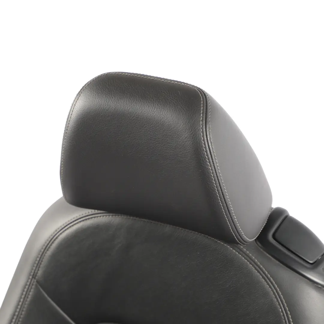 Volkswagen Scirocco Mk3 3 Door Front Seat Heated Left N/S Leather Black Grey - SKU 1K8881806AS - Part number 1K8881806AS