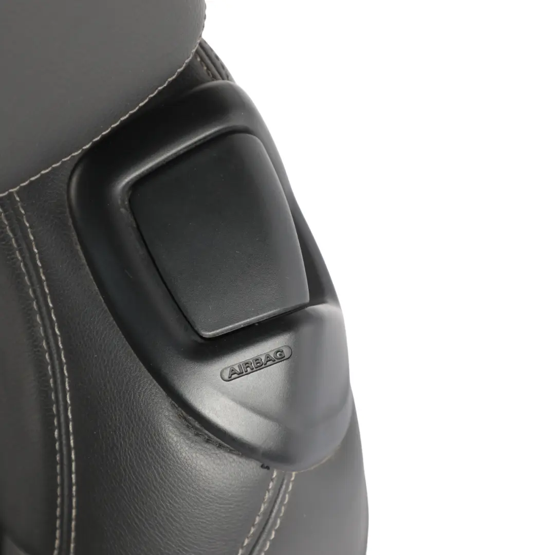 Mk3 3 Door Front Seat Heated Left N/S Leather Black Grey to Volkswagen Scirocco with Part number 1K8881806AS Volkswagen Scirocco Mk3 3 Door Front Seat Heated Left N/S Leather Black Grey - SKU 1K8881806AS - Part number 1K8881806AS