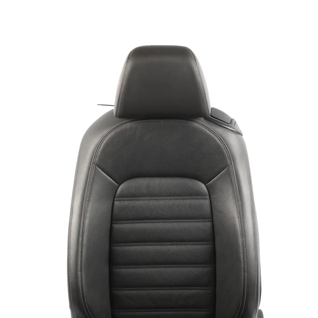 Mk3 3 Door Front Seat Heated Left N/S Leather Black Grey to Volkswagen Scirocco with Part number 1K8881806AS Volkswagen Scirocco Mk3 3 Door Front Seat Heated Left N/S Leather Black Grey - SKU 1K8881806AS - Part number 1K8881806AS